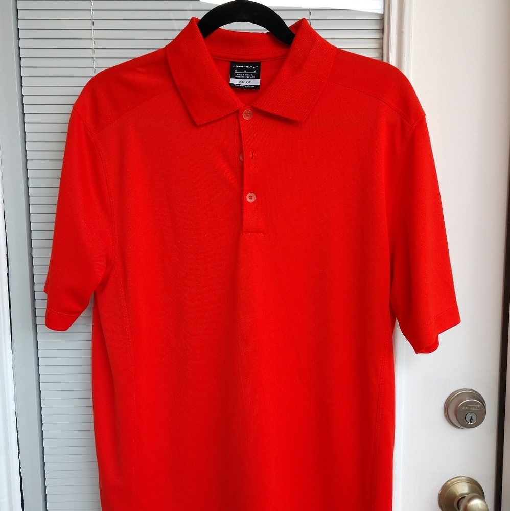 Nike Golf Polo, M Bright Red